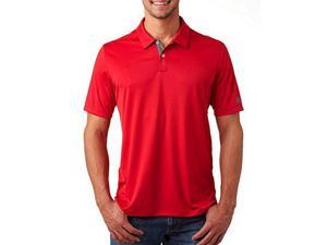 adidas Golf Mens Gradient 3Stripes Polo A206 Bold Red Large
