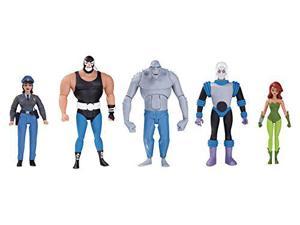 DC Collectibles Batman The Animated Series GCPD Rogues Gallery Action Figure 5 Pack Action Figure
