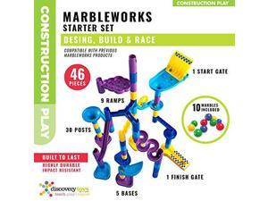 Discovery Toys MARBLEWORKS Marble Run Starter | Kid-Powered Learning | STEM Educational Building Block Toy Learning & Childhood Development 5 Years Old and Up