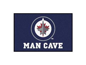 Fanmats 14506 Nhl Winnipeg Jets Nylon Universal Man Cave Starter Rug