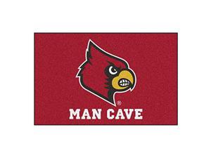 Fanmats 14656 University Of Louisville Nylon Universal Man Cave Starter Rug  19X30