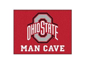 Fanmats 14585 Ohio State University Nylon Universal Man Cave AllStar Mat