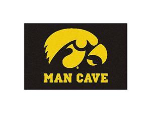 Fanmats 14644 University Of Iowa Nylon Universal Man Cave Starter Rug  19X30