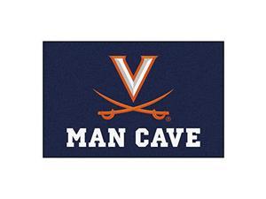 Fanmats 15535 University Of Virginia Nylon Universal Man Cave Starter Rug