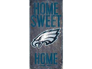 Philadelphia Eagles Official Nfl 145 Inch X 95 Inch Wood Sign Home Sweet Home By Fan Creations 048524