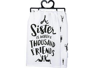 Primitives By Kathy 33840 Lol Made You Smile Dish Towel 28 X 28 A Sisters Worth