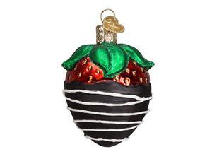 Old World Christmas Ornaments Chocolate Dipped Strawberry Glass Blown Ornaments For Christmas Tree 28116