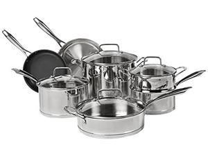 Cuisinart 89-11 Professional Series Cookware 11 Piece Set, Stainless Steel