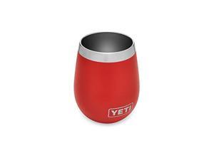 Yeti Rambler 10 Oz Wine Tumbler, Vacuum Insulated, Stainless Steel, Canyon Red