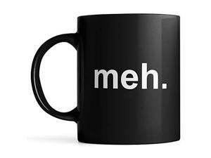 Meh Mug, Ceramic Coffee Mug Or Tea Cup By Monkey Duo
