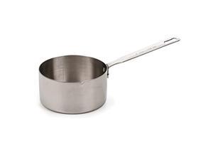 Rsvp International Endurance Stainless Steel Measuring Pan Scoop 3 Cups  Dry Or Liquid  Baking Or Cooking  Ideal For Melting Butter Chocolate Heating Soup  Dishwasher Safe