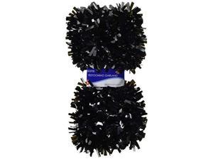 Beistle Shiny Black Metallic Plastic Festooning Garland For New YearS Eve Christmas Birthday Graduation Party Supplies And Parade Floats