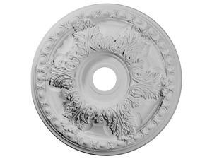 Ekena Millwork Cm23Ga Granada Ceiling Medallion, 23 3/8"Od X 3 5/8"Id X 2 1/2"P (Fits Canopies Up To 7 1/8"), Factory Primed
