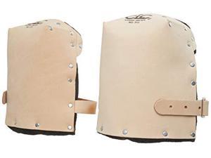 Clc Custom Leathercraft 313 Heavy Duty Leather Kneepads, Double Thick Lining, Tan