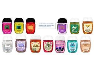 Bath and Body Works Anti-Bacterial Hand Gel 10-Pack PocketBac Sanitizers, Assorted Scents, 1 fl oz each