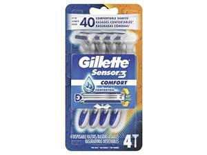 Gillette Sensor3 Smooth Shave Disposable Razors4 ct 3 pk