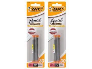 BIC Pencil Lead Refills Thick Point 09mm 2 60Count
