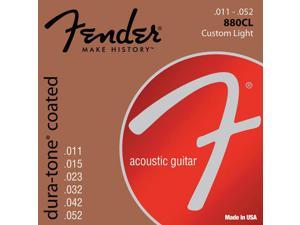 Fender 880CL DuraTone Acoustic Guitar Strings Custom Light 1152