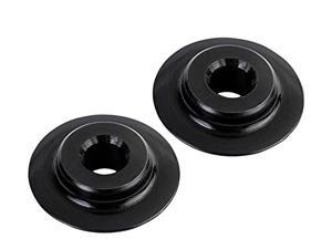 Superior Tool 42348 Replacement Cutter Wheels (Cu, Iron, Steel)-Pipe Cutter Replacement Wheels for ST 2000-Two Pack , Black