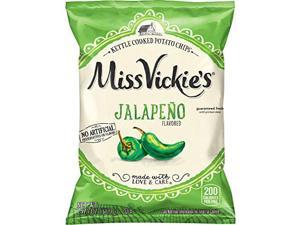 Miss Vickies Flavored Potato Chips Jalapeno 28 Count