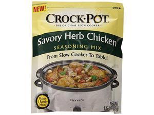 Crock Pot Savory Herb Chicken Seasoning Mix (Pack of 4) 1.5 oz Packets