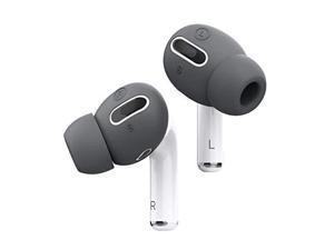 elago 6 Pairs AirPods Pro Ear Tips with Integrated Earbuds cover Designed for Apple AirPods Pro Fit in The case AntiSlip 3 Sizes Large  Medium  Small US Patent Registered Dark grey