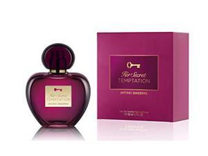 Antonio Banderas Perfumes  Her Secret Temptation  Eau de Toilette Spray for Women Oriental and Sweet Fragrance  27 Fl Oz