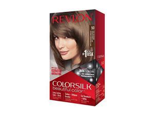 Revlon Colorsilk Beautiful Color Permanent Hair Dye with Keratin 100 Gray Coverage Ammonia Free 50 Light Ash Brown
