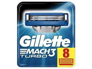 Gillette Mach3 Turbo Razor Blades for Men Pack of 8