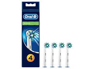 Oral-B Cross Action Electric Toothbrush Replacement Brush Heads Refill, 4Count
