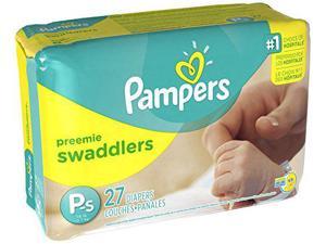 Pampers Swaddlers Diapers Preemie 27 ct