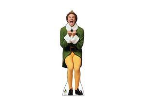Advanced Graphics Buddy The Elf Excited Life Size Cardboard Cutout Standup - Elf (2003 Film)