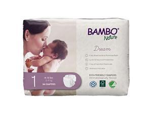 Bambo Nature Premium Eco-Friendly Baby Diapers (Sizes 1 To 6 Available), Size 1, 36 Count