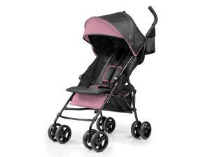 Summer 3Dmini convenience Stroller, Pink - Lightweight Infant Stroller with compact Fold, Multi-Position Recline, canopy with Pop Out Sun Visor and More - Umbrella Stroller for Travel and More