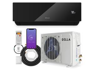 DELLA 12000 BTU Wifi Enabled 175 SEER2 cools Up to 550 SqFt 208230V Energy Efficient Mini Split Air conditioner Heater Ductless Inverter System with 1 Ton Heat Pump JPB Series