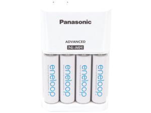 PANASONIC K-KJ17MCA4BA 4-Position Charger with eneloop(R) AA Batteries, 4 pk PANASONIC K-KJ17MCA4BA 4-Position Charger with eneloop(R) AA Batteries, 4 pk