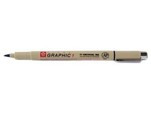 Sakura PIGMA GRAPHIC 1mm-BLACK COLOR Drawing Pen 1ea Sakura PIGMA GRAPHIC 1mm-BLACK COLOR Drawing Pen 1ea