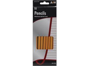 Wood #2 Pencils 10/Pkg-Yellow