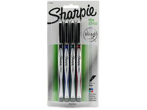 Uni-Ball Sharpie Pen Permanent Fine Point 4/ST Assorted 1742662 Uni-Ball Sharpie Pen Permanent Fine Point 4/ST Assorted 1742662