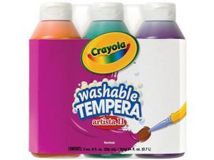 Crayola Artista II Washable Tempera Paint 8oz 3/Pkg-Secondary Crayola Artista II Washable Tempera Paint 8oz 3/Pkg-Secondary