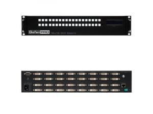 Gefen GEF-DVI-16416-PB 16x16 DVI Matrix with Front Panel Push Button Control Gefen GEF-DVI-16416-PB 16x16 DVI Matrix with Front Panel Push Button Control