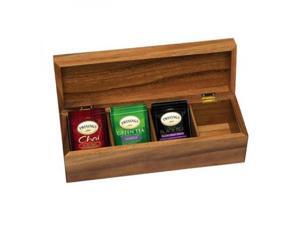 Lipper International 1128 Acacia Tea Box with 4 Sections Lipper International 1128 Acacia Tea Box with 4 Sections