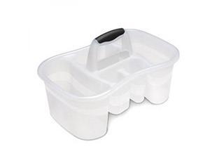 Sterilite Bath Caddy with 5 Compartments, Large, Clear Sterilite Bath Caddy with 5 Compartments, Large, Clear