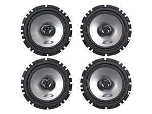 (2) Pairs Alpine SXE-1725S 6.5 80 Watt RMS 4 Ohm 2-Way Coaxial Car Audio Speakers (2) Pairs Alpine SXE-1725S 6.5 80 Watt RMS 4 Ohm 2-Way Coaxial Car Audio Speakers