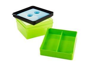 Fit & Fresh Divided Lunch Pack Carrier, Reusable Food Container for Sandwich and Snack with Removable Ice Pack, BPA-Free Lunch Box, Freezer/Microwave/Dishwasher Safe Fit & Fresh Divided Lunch Pack Carrier, Reusable Food Container for Sandwich and Snack with Removable Ice Pack, BPA-Free Lunch Box, Freezer/Microwave/Dishwasher Safe