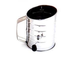 Norpro 3-Cup Stainless Steel Rotary Hand Crank Flour Sifter With 2 Wire Agitator Norpro 3-Cup Stainless Steel Rotary Hand Crank Flour Sifter With 2 Wire Agitator