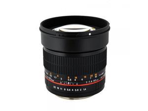 Rokinon 85M-C 85mm F1.4 Aspherical Fixed Lens for Canon (Black)
