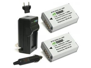 Wasabi Power Battery (2-Pack) and Charger for Nikon EN-EL24 Wasabi Power Battery (2-Pack) and Charger for Nikon EN-EL24