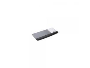 3M Professional Series II Adjustable Wrist Rest & Mouse Pad, Black/Metallic Gray