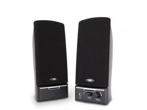 Cyber Acoustics 2.0 Amplified Speaker System Delivering Quality Audio (CA-2014WB)